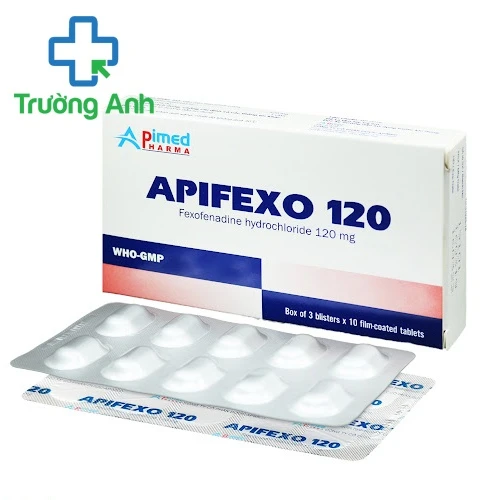 Apifexo 120 - Thuốc điều trị viêm mũi dị ứng, mề đay của Apimed