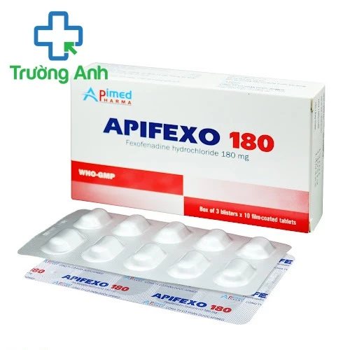 Apifexo 180 - Thuốc điều trị viêm mũi dị ứng, mề đay của Apimed