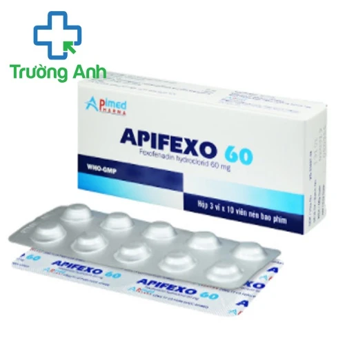 Apifexo 60 - Thuốc điều trị viêm mũi dị ứng, mề đay của Apimed