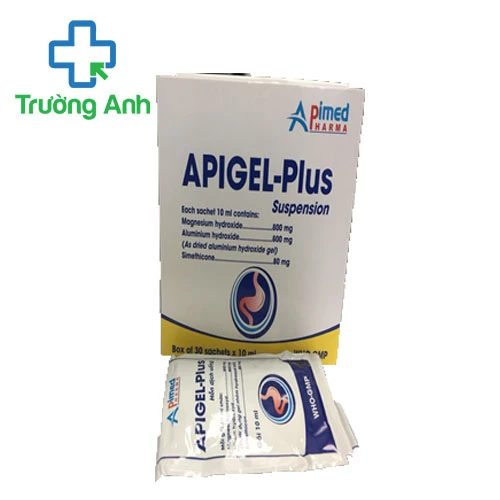 Apigel-Plus Apimed - Giúp điều trị viêm loét dạ dày tá tràng