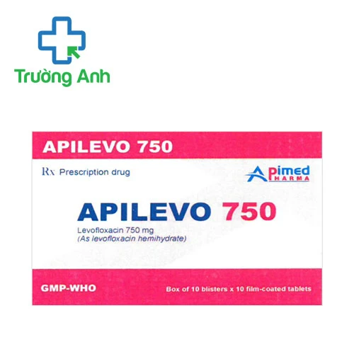 Apilevo 750 Apimed - Thuốc điều trị nhiễm khuẩn hiệu quả