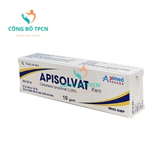 Apisolvat - Thuốc điều trị các chứng viêm và ngứa da của Apimed (10 type)