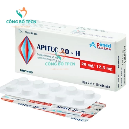 Apitec 20-H - Thuốc điều trị tăng huyết áp hiệu quả của Apimed