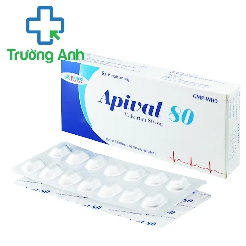 Apival 80 - Thuốc điều trị tăng huyết áp, suy tim của Apimed
