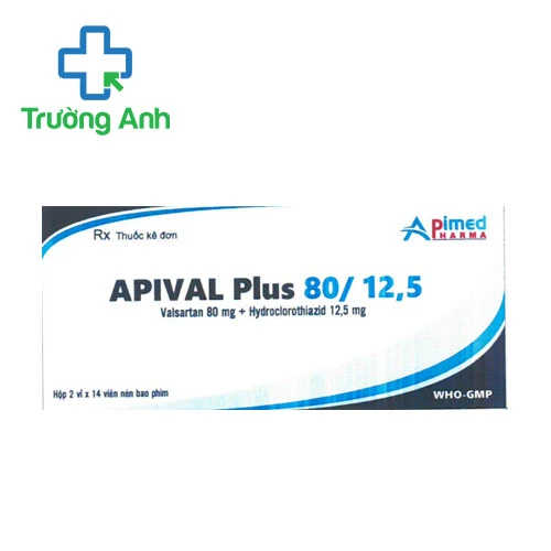 Apival Plus 80/12,5 Apimed - Thuốc điều trị tăng huyết áp hiệu quả