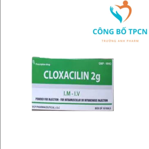 Cloxacilin 2g VCP - Thuốc hỗ trợ kháng sinh