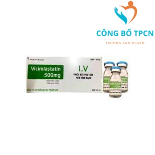 Vicimlastatin 500mg VCP - Thuốc điều trị nhiễm trùng