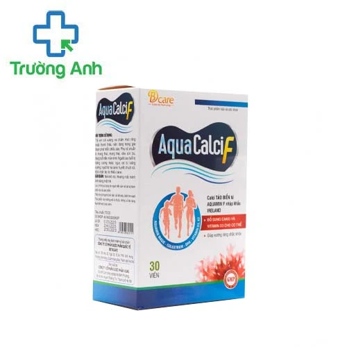 Aqua Calci F - Hỗ trợ hấp thu canxi và tránh còi xương ở trẻ