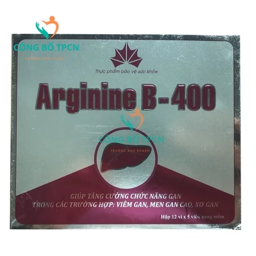 Arginine B-400 - Giúp cải thiện chức năng gan và giảm men gan