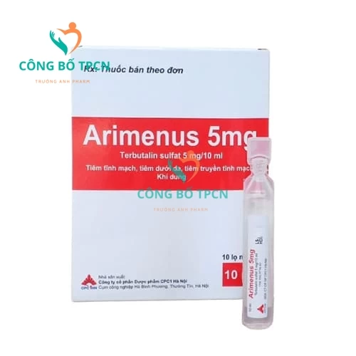 Arimenus 5mg/10ml CPC1HN - Thuốc làm giảm co thắt phế quản
