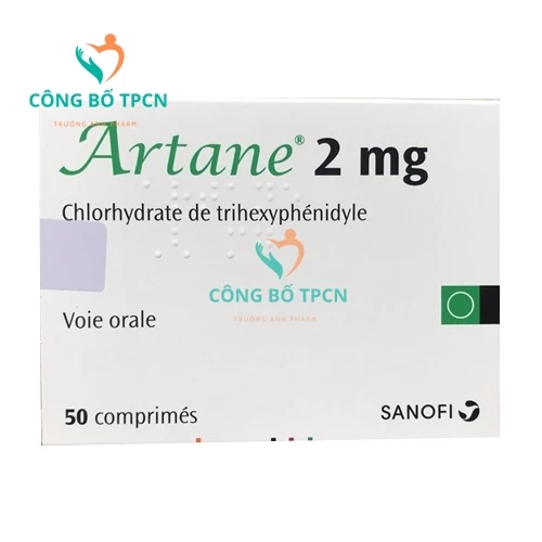 Artane 2mg - Thuốc điều trị bệnh Parkinson của Pháp