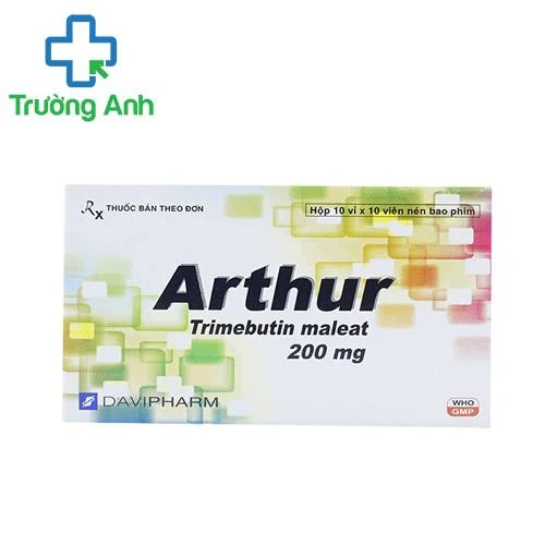 Arthur 200mg Davipharm - Điều trị triệu chứng đau do ống tiêu hóa