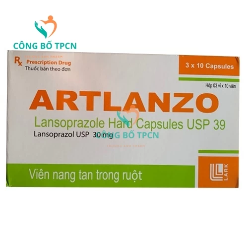 Artlanzo - Thuốc điều trị viêm loét dạ dày, tá tràng của Ấn Độ