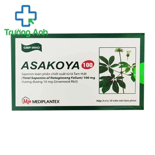 Asakoya 100mg - Giúp ngủ sâu giấc, tránh mất ngủ, ác mộng