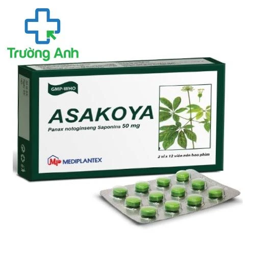 Asakoya 50mg - Giúp ngủ sâu giấc, tránh mất ngủ, ác mộng