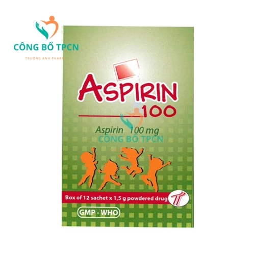 Aspirin 100mg Trường Thọ - Điều trị và dự phòng nhồi máu cơ tim