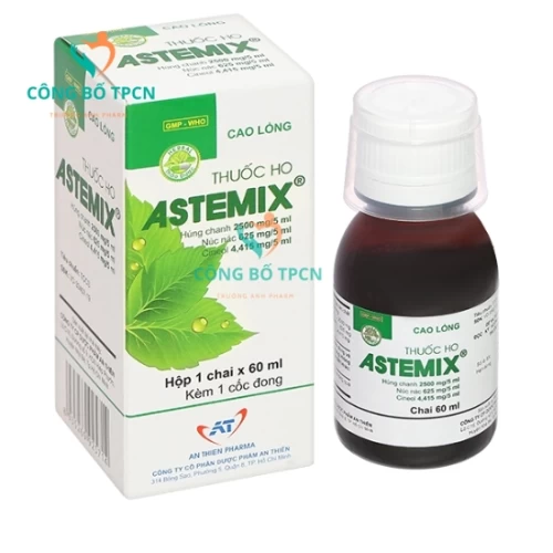 Thuốc ho Astemix 60ml An Thiên - Giúp cắt nhanh cơn ho hiệu quả