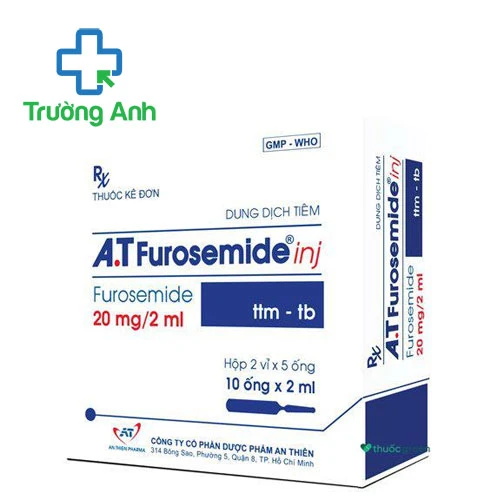 A.T Furosemid inj 20mg/2ml - Thuốc điều trị phù trong suy tim