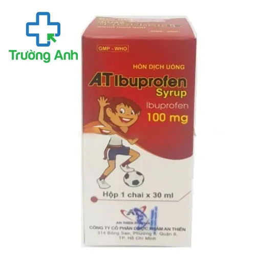 A.T Ibuprofen syrup (chai 30ml) - Thuốc giảm đau hạ sốt hiệu quả