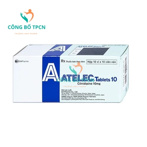 Atelec Tablets 10 - Thuốc điều trị tăng huyết áp của Nhật Bản