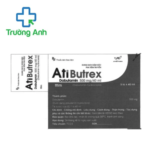 Atibutrex 500mg/40ml - Thuốc điều trị suy tim hiệu quả của An Thiên