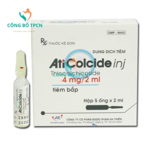 Aticolcide Inj - Thuốc giúp giãn cơ hiệu quả của An Thiên