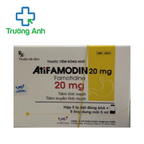 AtiFamodin 20mg - Thuốc điều trị viêm loét dạ dày tá tràng hiệu quả