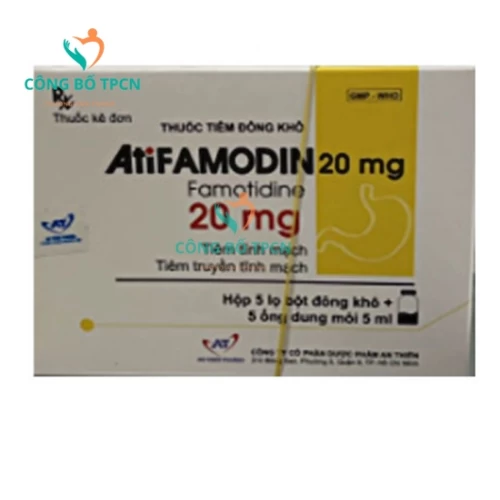 AtiFamodin 20mg - Thuốc điều trị viêm loét dạ dày tá tràng hiệu quả