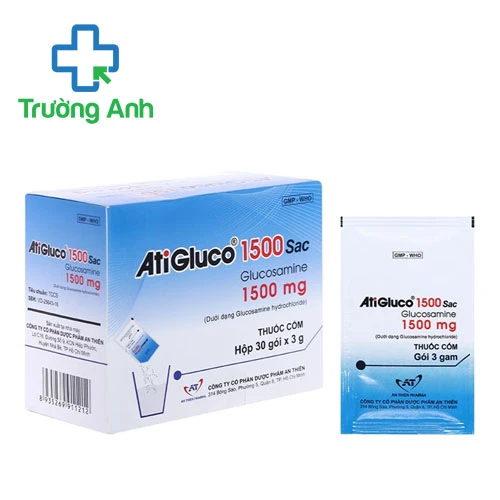 Atigluco 1500 sac - Thuốc điều trị viêm khớp gối hiệu quả của An Thiên 