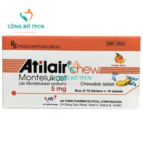 Atilair chew - Thuốc phòng và điều trị hen phế quản của An Thiên