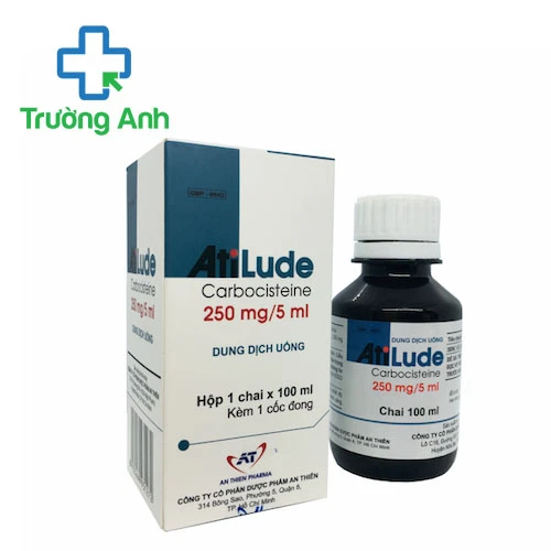 Atilude 250mg/5ml An Thiên (chai 100ml) - Thuốc điều trị rối loạn tiết dịch hô hấp