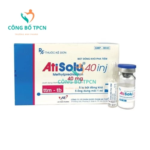 Atisolu 40 inj - Thuốc chống viêm hiệu quả của An Thiên