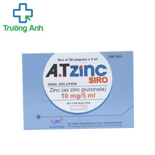 A.T ZinC siro - Thuốc bổ sung kẽm hiệu quả