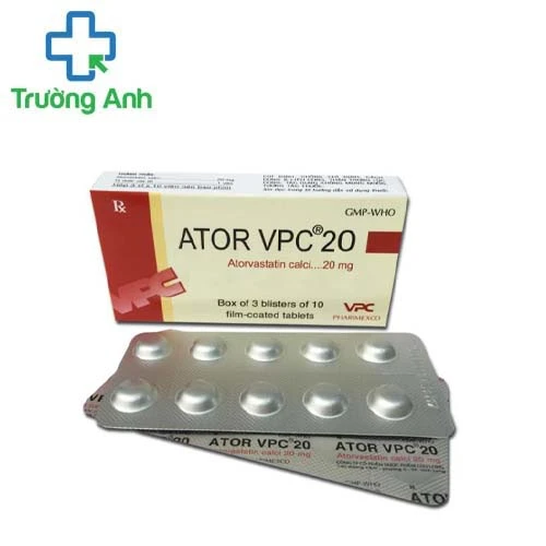 Ator VPC 20 - Thuốc điều trị chứng tăng cholesterol máu