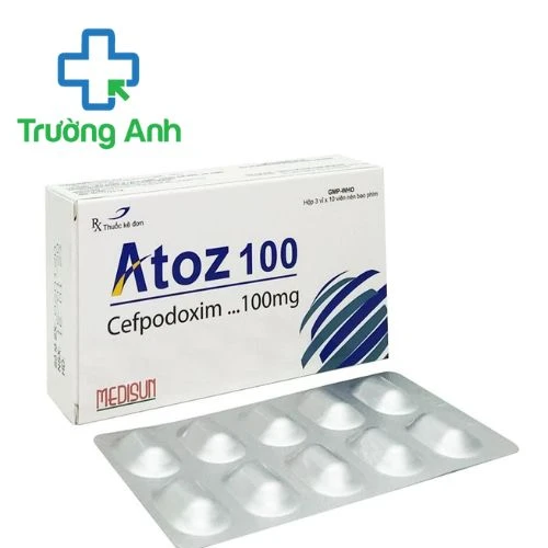 Atoz 100 Medisun - Thuốc điều trị nhiễm khuẩn hiệu quả