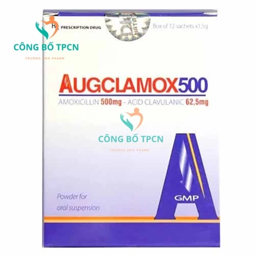 Augclamox 500 Hataphar - Thuốc điều trị nhiễm khuẩn đường hô hấp