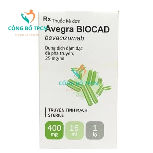 Avegra Biocad 400mg/16ml - Thuốc trị các bệnh ung thư của Nga