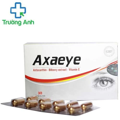 Axaeye - Giúp tăng cường thị lực, giảm nhức mỏi mắt, khô mắt