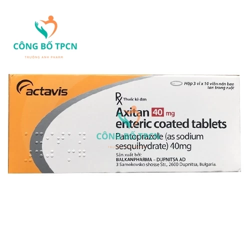 Axitan 40mg Balkanpharma - Thuốc điều trị loét dạ dày tá tràng