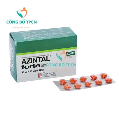 Azintal Forte -  Thuốc điều trị hiếu hụt tiết dịch mật, tiết men tiêu hóa hiệu quả
