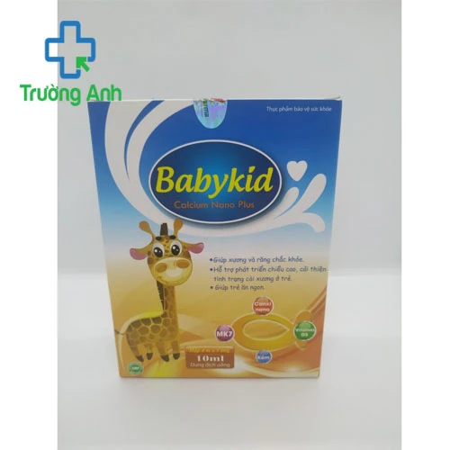 Babykid Calcium Nano Plus - Giúp trẻ ăn ngon, kích thích tiêu hóa