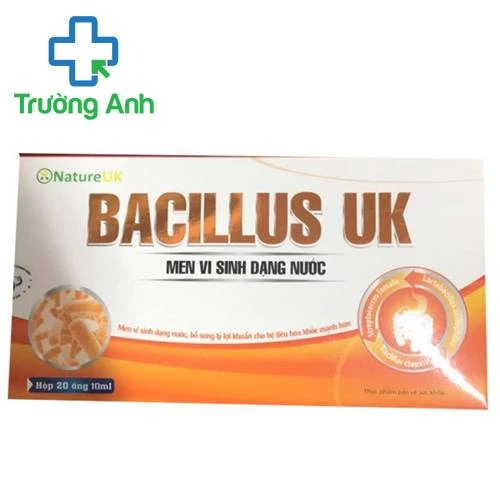 Bacillus UK Men vi sinh dạng nước - Giúp bảo vệ đường ruột hiệu quả