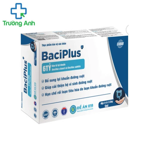 BACIPLUS - Bổ sung vi sinh có lợi, giúp duy trì hệ vi sinh đường ruột