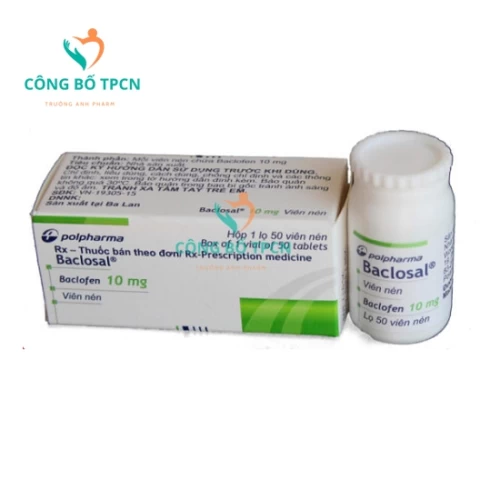 Baclosal - Thuốc điều trị co cứng cơ, tổn thương tủy sống