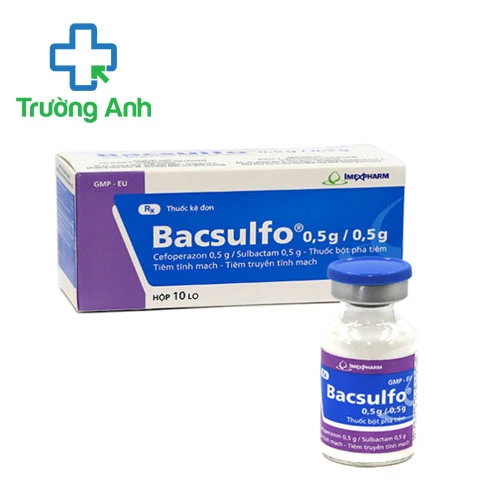 Bacsulfo 0,5g/0,5g - Thuốc điều trị các nhiễm khuẩn hiệu quả