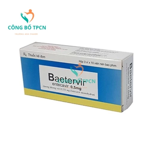 Baetervir - Thuốc điều trị bệnh viêm gan B mạn tính hiệu quả