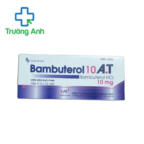 Bambuterol 10 A.T - Thuốc điều trị hen phế quản, viêm phế quản hiệu quả 
