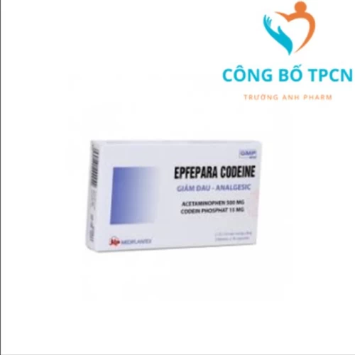 Epfepara Codein - Thuốc giảm đau, hạ sốt