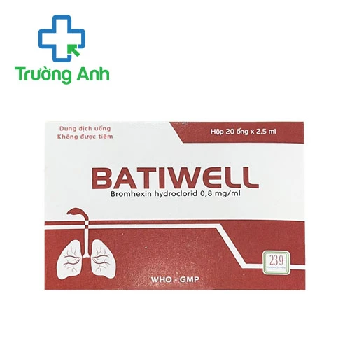 Batiwell 23 Tháng 9 Pharma - Thuốc làm loãng đờm hiệu quả