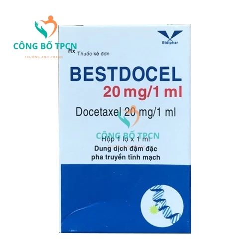 Bestdocel 20mg/1ml Bidiphar - Thuốc điều trị ung thư của Việt Nam